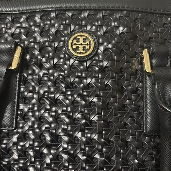 Tory Burch Robinson Reva Woven Dome Satchel - Picture 2 of 10